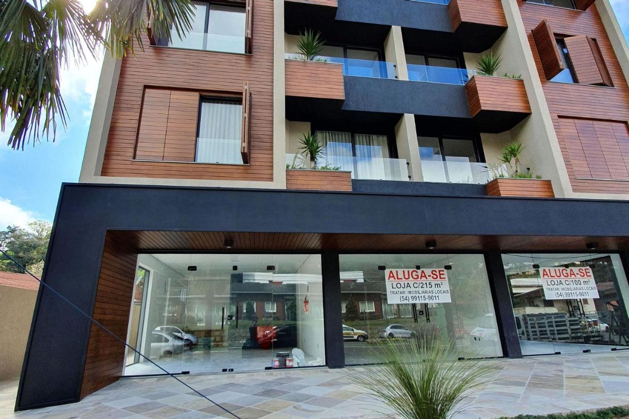 Apto Luxo 800M R. Coberta | 2 Suites | Mobiliado Gramado Dış mekan fotoğraf