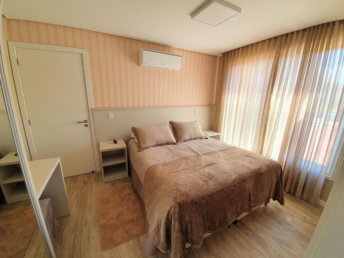 Apto Luxo 800M R. Coberta | 2 Suites | Mobiliado Gramado Dış mekan fotoğraf