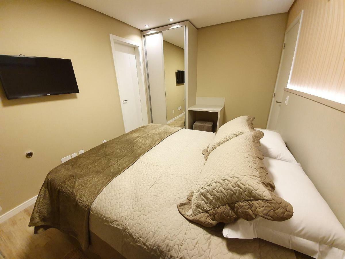 Apto Luxo 800M R. Coberta | 2 Suites | Mobiliado Gramado Dış mekan fotoğraf
