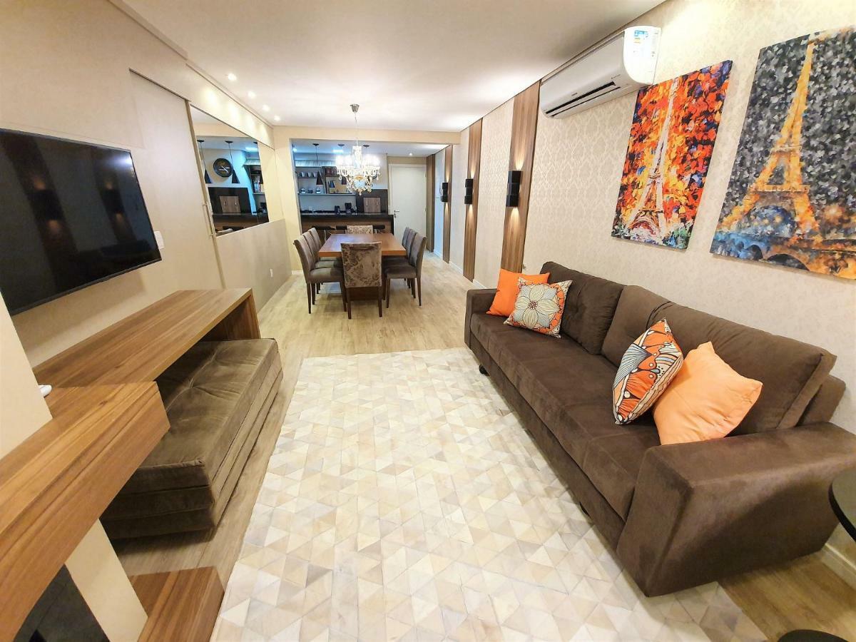 Apto Luxo 800M R. Coberta | 2 Suites | Mobiliado Gramado Dış mekan fotoğraf