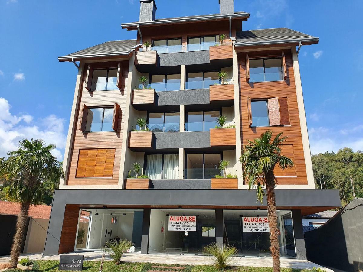 Apto Luxo 800M R. Coberta | 2 Suites | Mobiliado Gramado Dış mekan fotoğraf