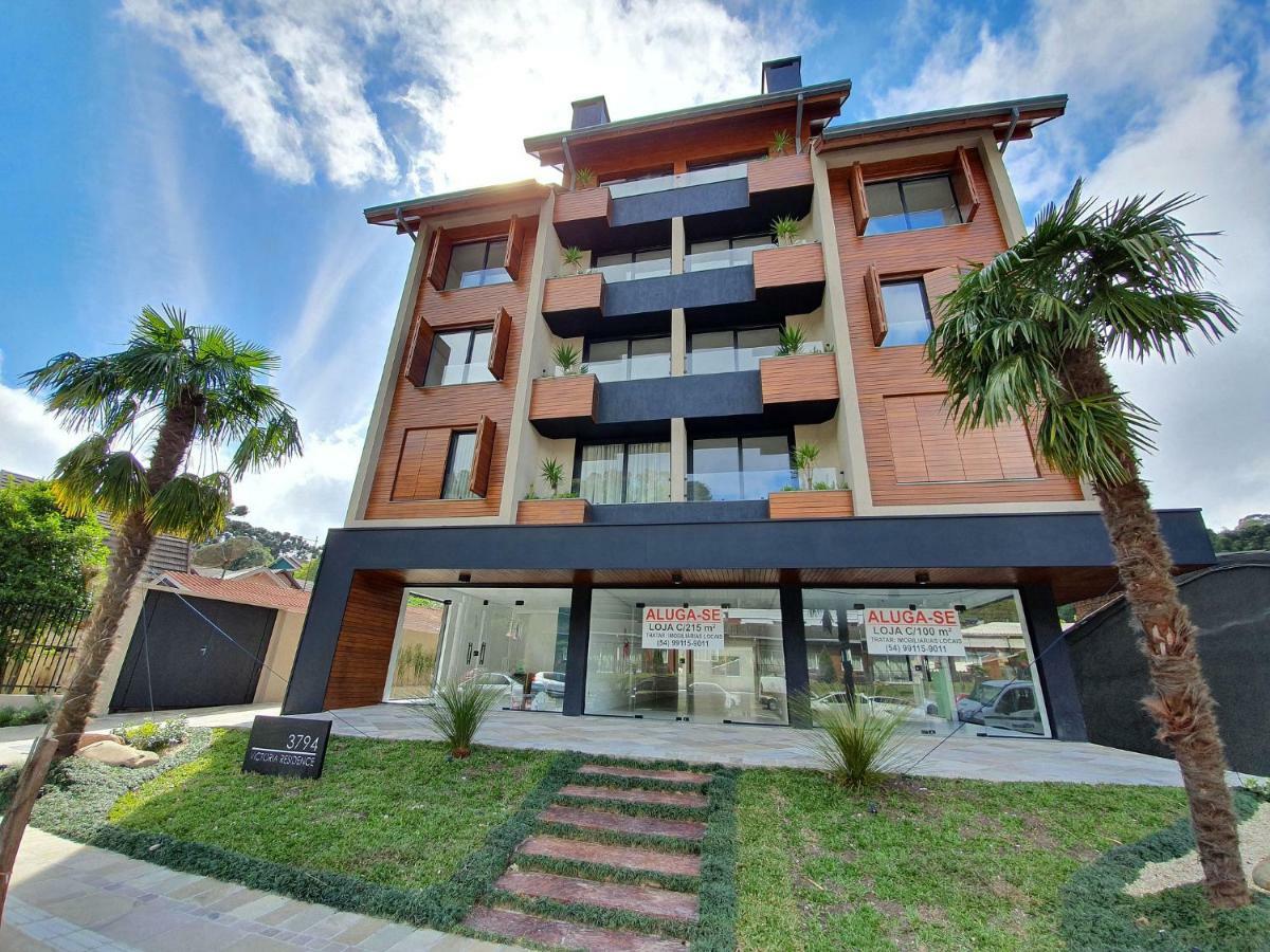 Apto Luxo 800M R. Coberta | 2 Suites | Mobiliado Gramado Dış mekan fotoğraf