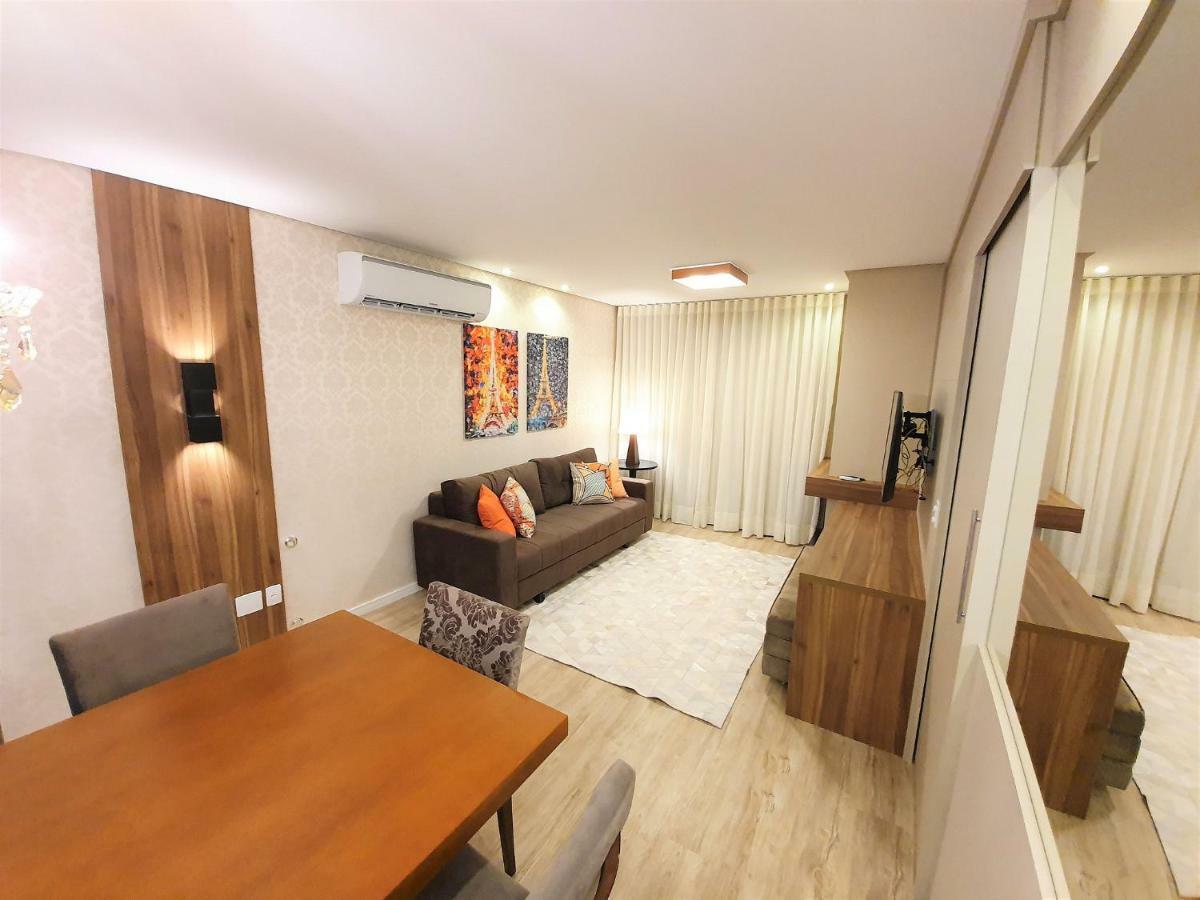 Apto Luxo 800M R. Coberta | 2 Suites | Mobiliado Gramado Dış mekan fotoğraf